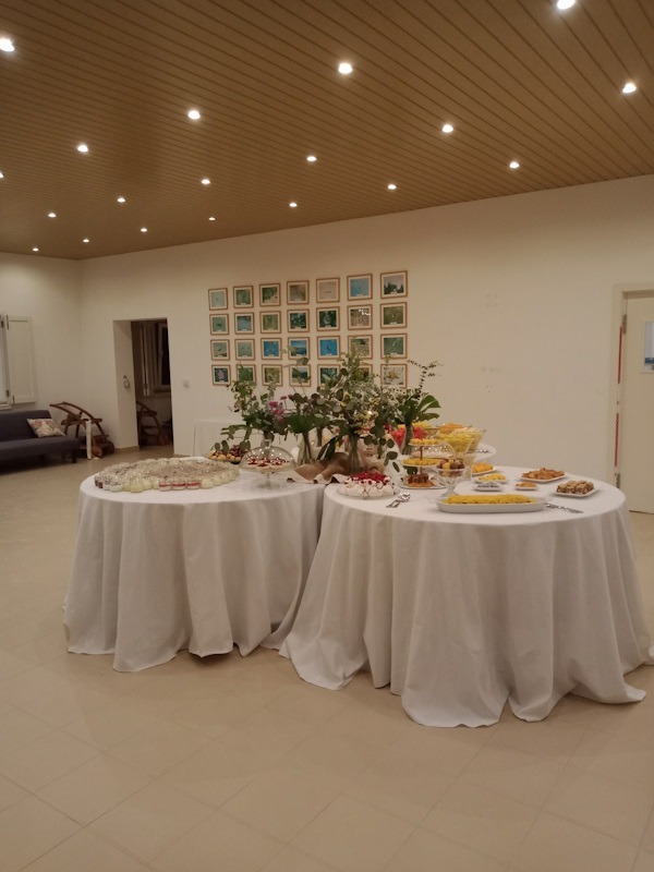 Brinde e celebração de equipa num evento corporativo na natureza